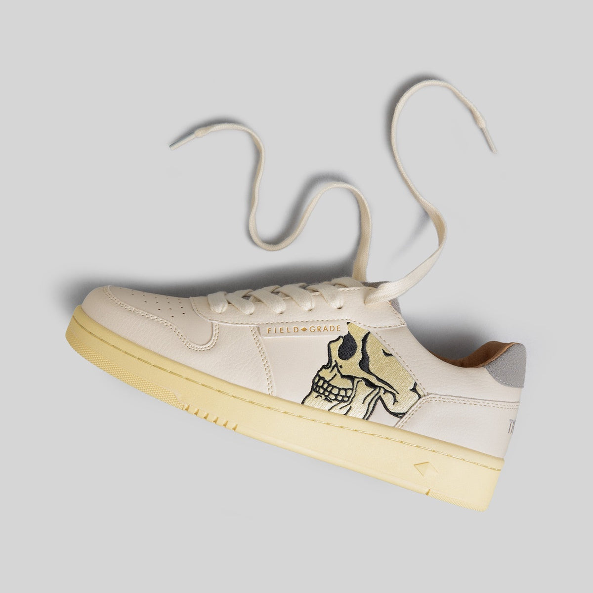 FG-1 LOW "TRUST NO ONE" - BONE/GREY