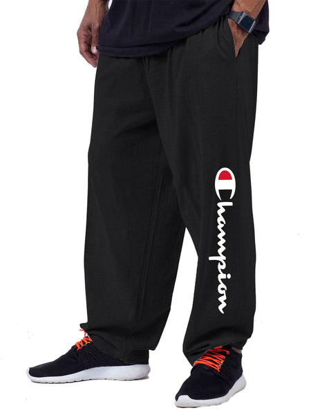 champion sweatpants mens black