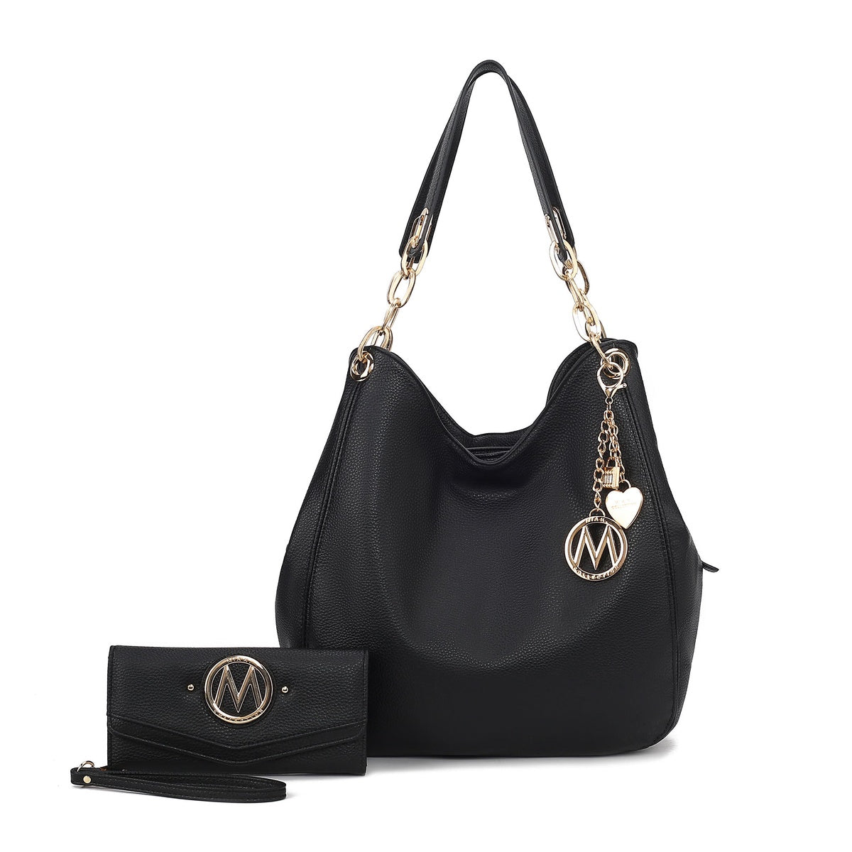 Ashley Hobo Bag and Wallet Set