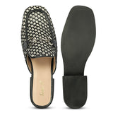 Sain - Black Heel Loafers