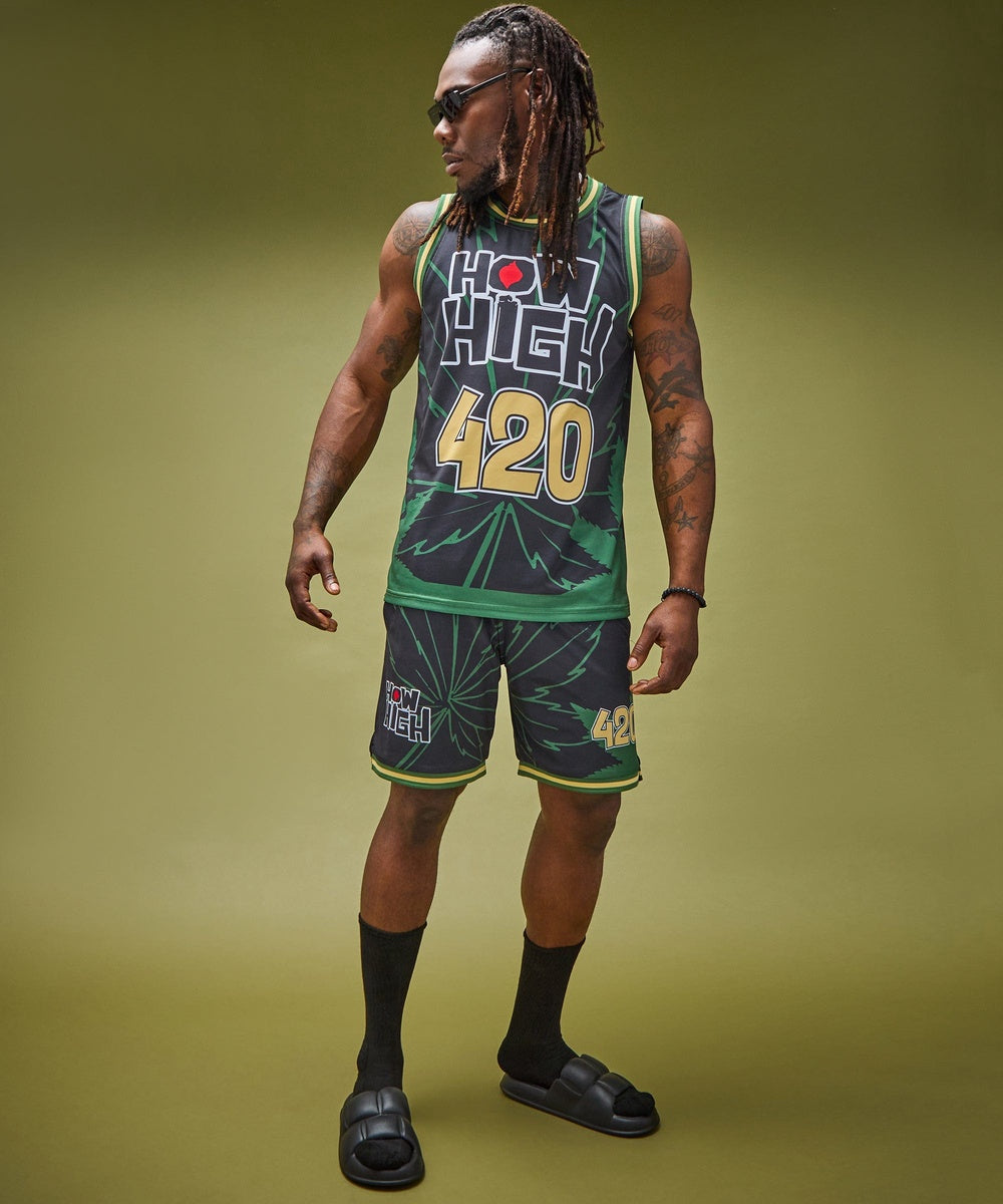 How High Basketball Short - Black