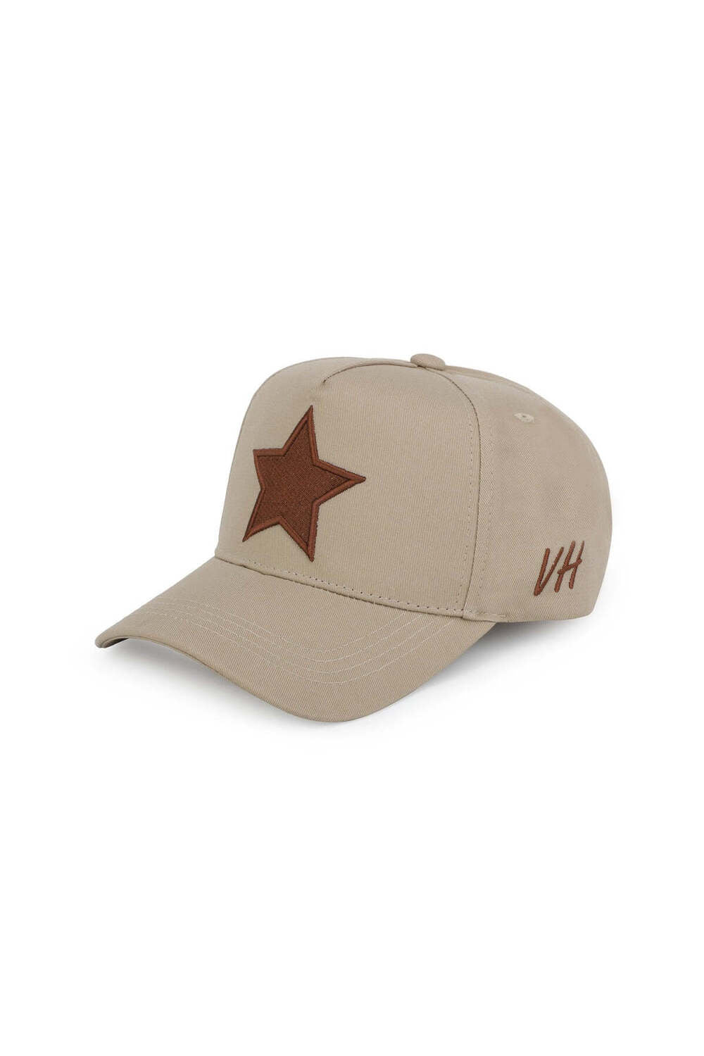 Vintage Havana Vintage Havana Trucker Hat for Women & Men – Khaki & Brown Adjustable Cap – Embroidered Star