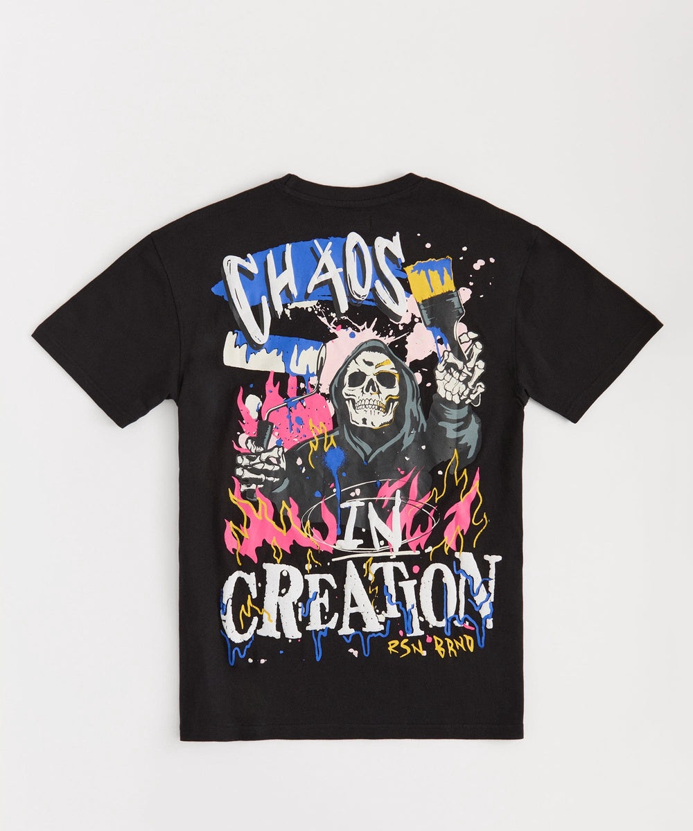 Chaos Short Sleeve Tee - Black
