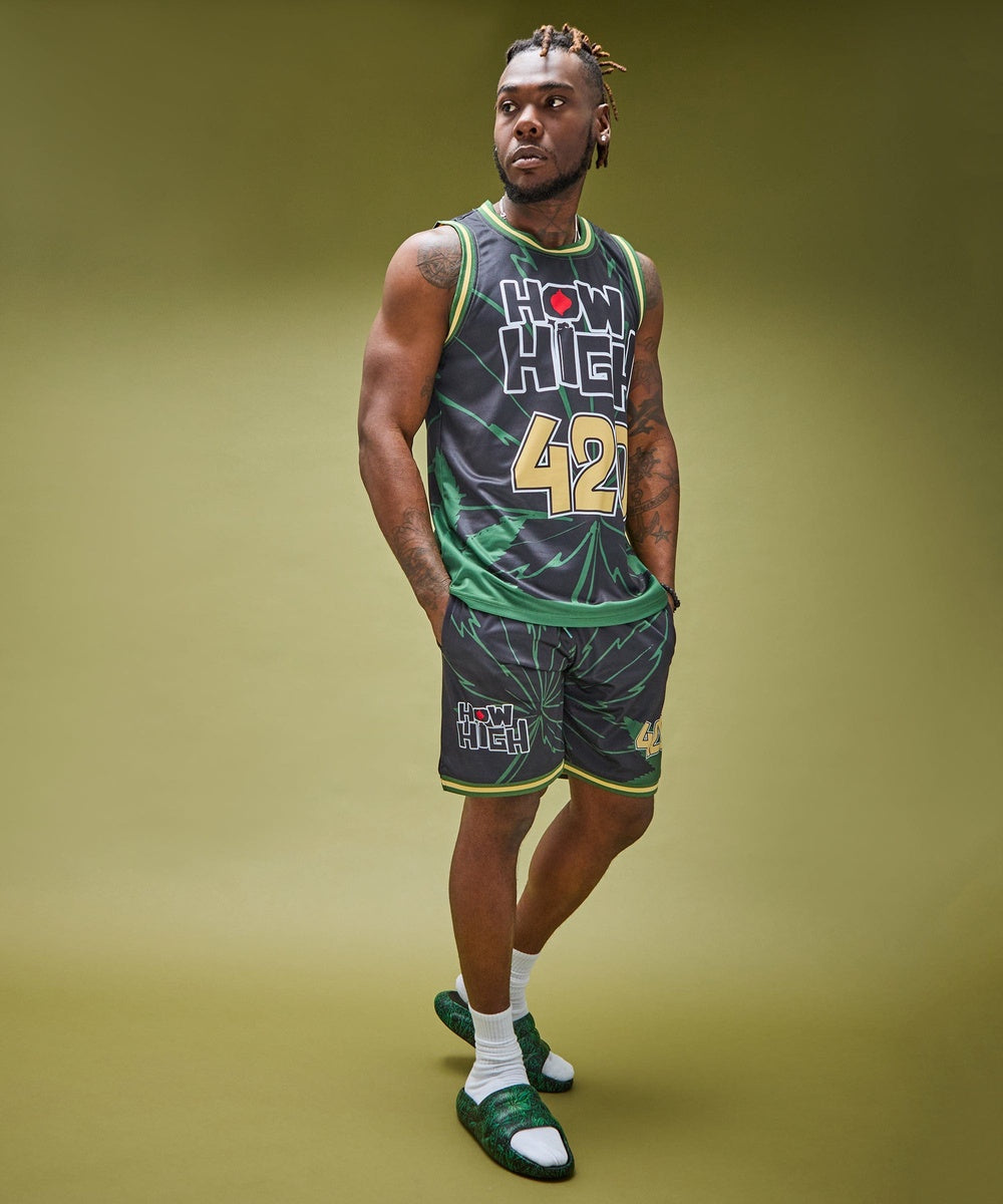 How High Basketball Short - Black