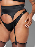 Petra Satin Garter - Fredericks of Hollywood