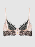 Rosalind Lace Cup Bra With Satin Half Cup - Fredericks of Hollywood