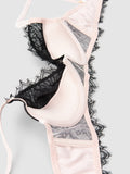 Rosalind Lace Cup Bra With Satin Half Cup - Fredericks of Hollywood