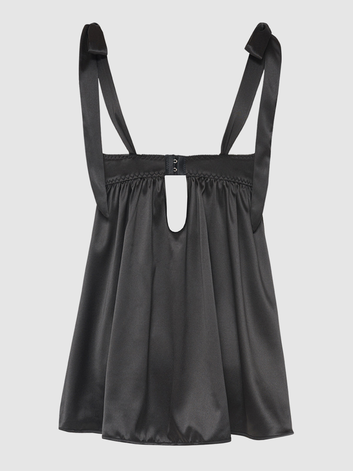 Petra Satin Open Cup Babydoll - Fredericks of Hollywood