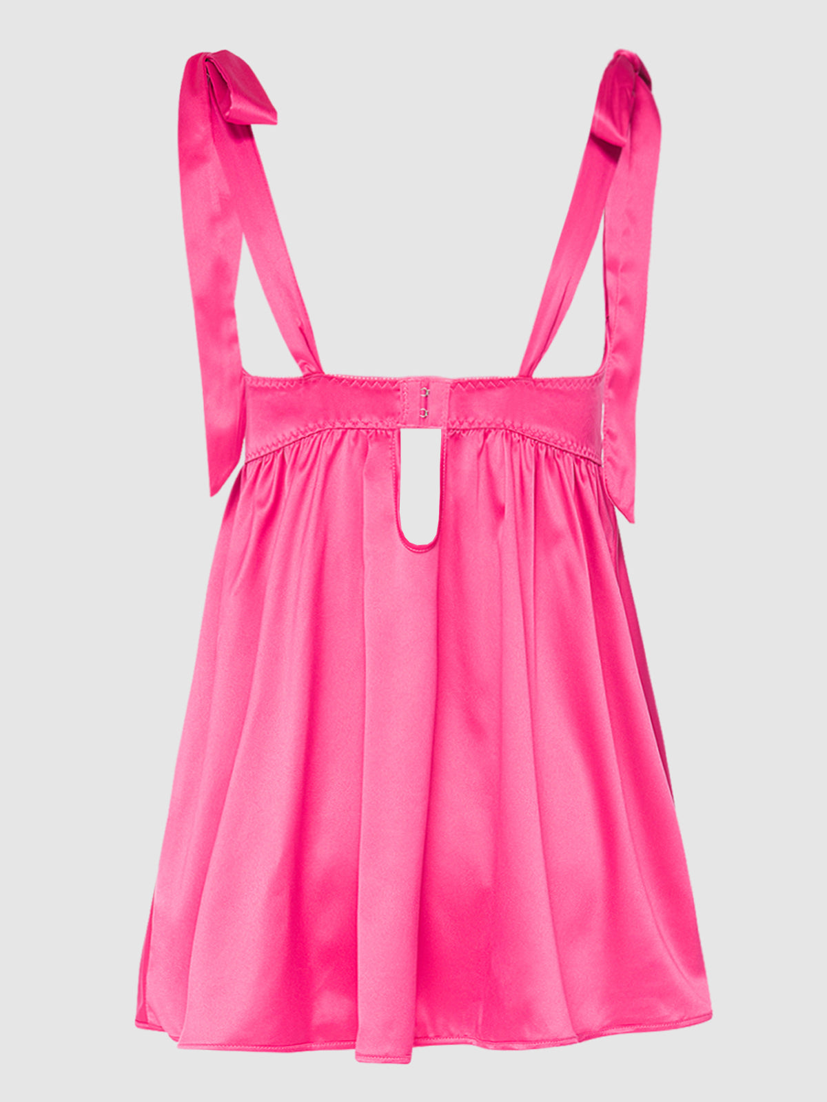 Petra Satin Open Cup Babydoll - Fredericks of Hollywood