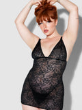 Dahlia Lace & Strappy Chemise - Fredericks of Hollywood