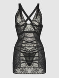 Dahlia Lace & Strappy Chemise - Fredericks of Hollywood