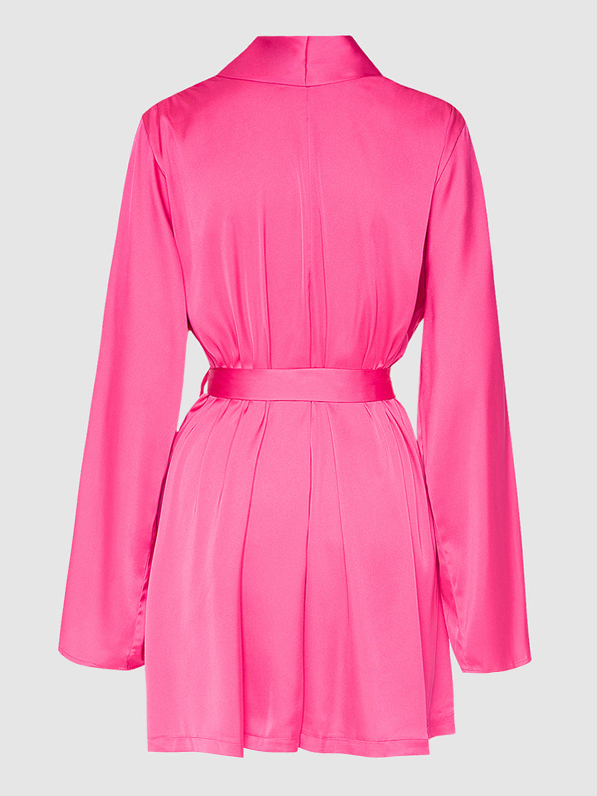 Petra Satin Short Robe - Fredericks of Hollywood