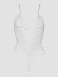 Dahlia Strappy Lace Teddy - Fredericks of Hollywood