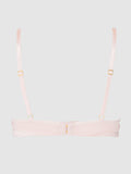 Rosalind Satin Half Cup With Lace Trim Bra - Fredericks of Hollywood