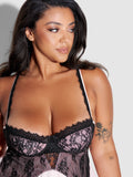 Rosalind Lace Bodice & Satin Skirt Babydoll - Fredericks of Hollywood