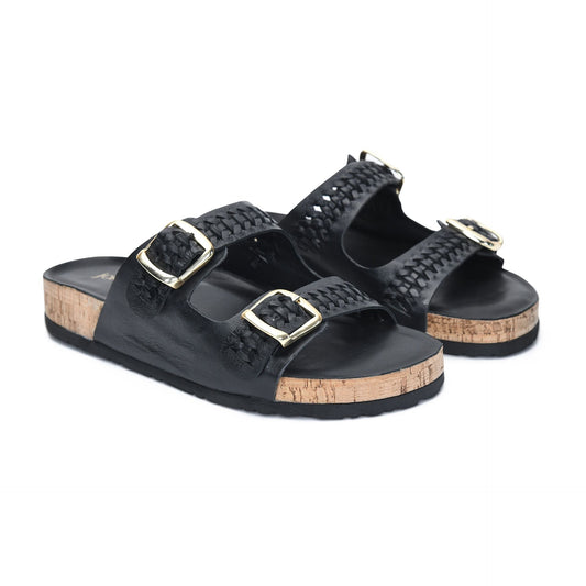 Melrose - Black Sandals