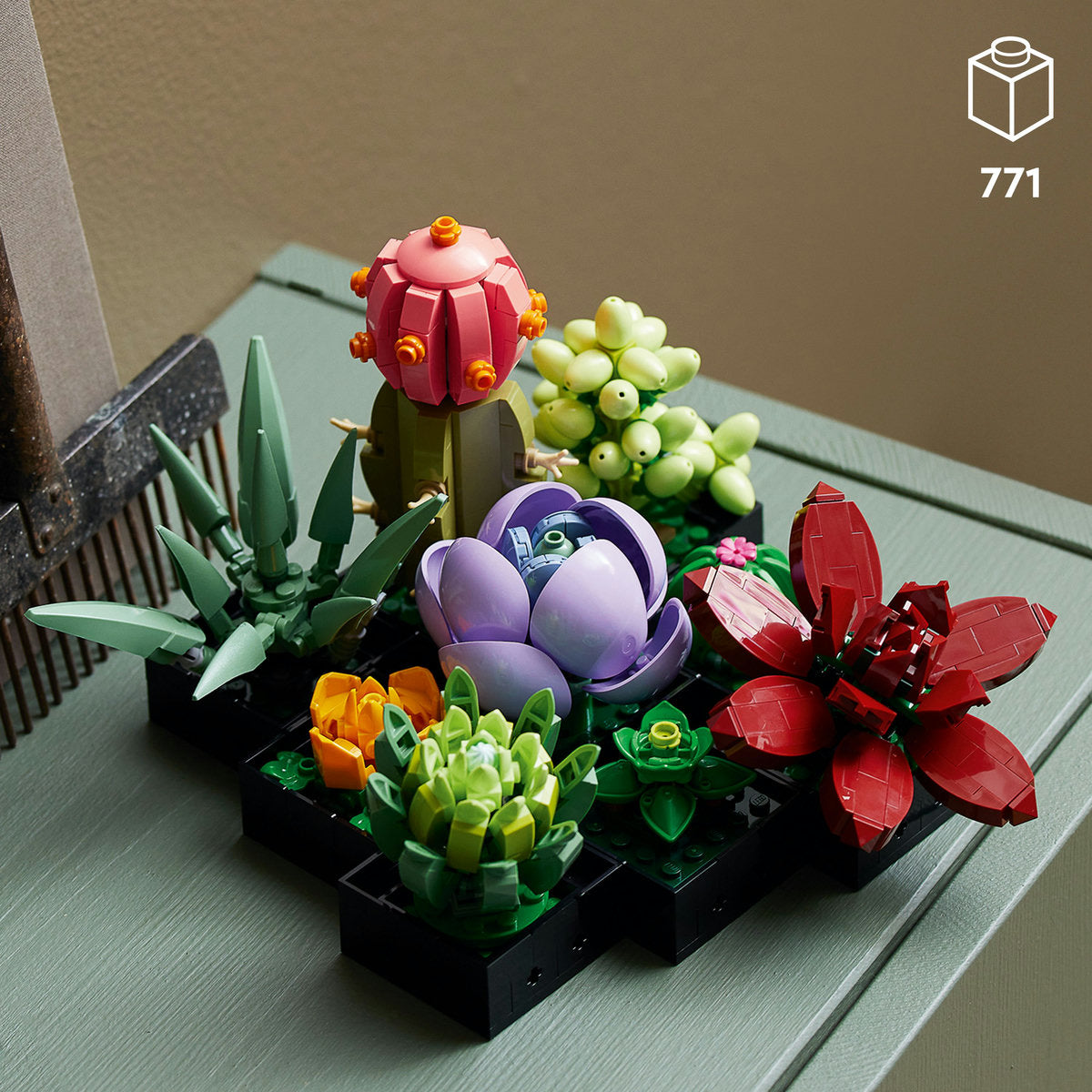 LEGO® Succulents 10309 Plant Decor Building Kit 771 Pieces