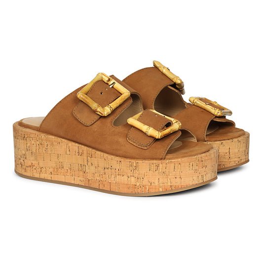 Corkie - Cognac Sandals