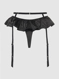 Petra Skirted Satin Tanga - Fredericks of Hollywood