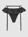 Petra Skirted Satin Tanga - Fredericks of Hollywood