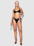 Onyx Double Layer & Lace Swim Cheeky - Fredricks of Hollywood