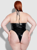 Onyx Corset Swim One Piece - Fredricks of Hollywood