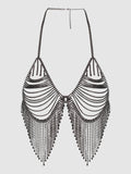 Ziggy Rhinestone Fringe Triangle Bra - Fredericks Of Hollywood