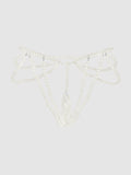 White Pearl Draped Panty - Fredericks of Hollywood