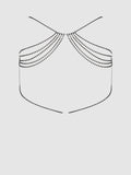 Ziggy Rhinestone Draped Garter - Fredericks Of Hollywood