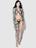 Ziggy Rhinestone Draped Garter - Fredericks Of Hollywood