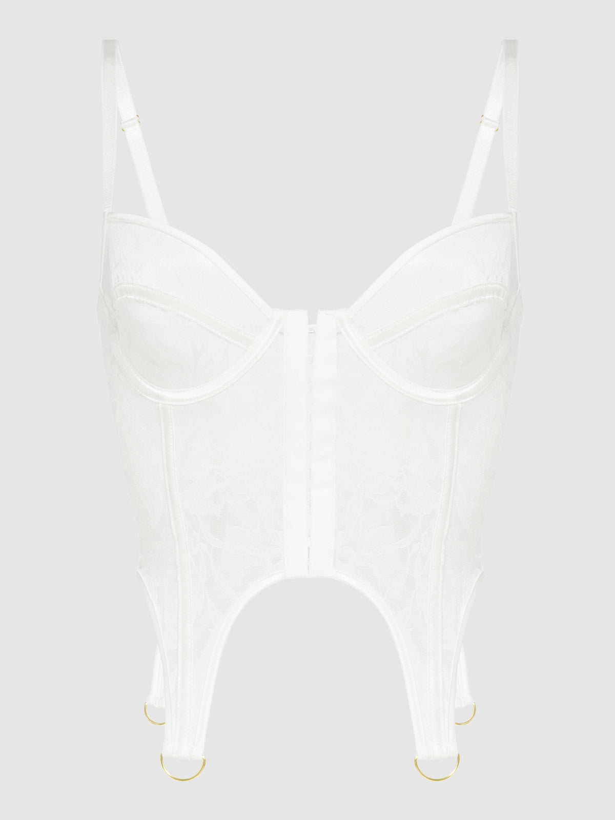 Dahlia Lace Bustier - Fredericks of Hollywood