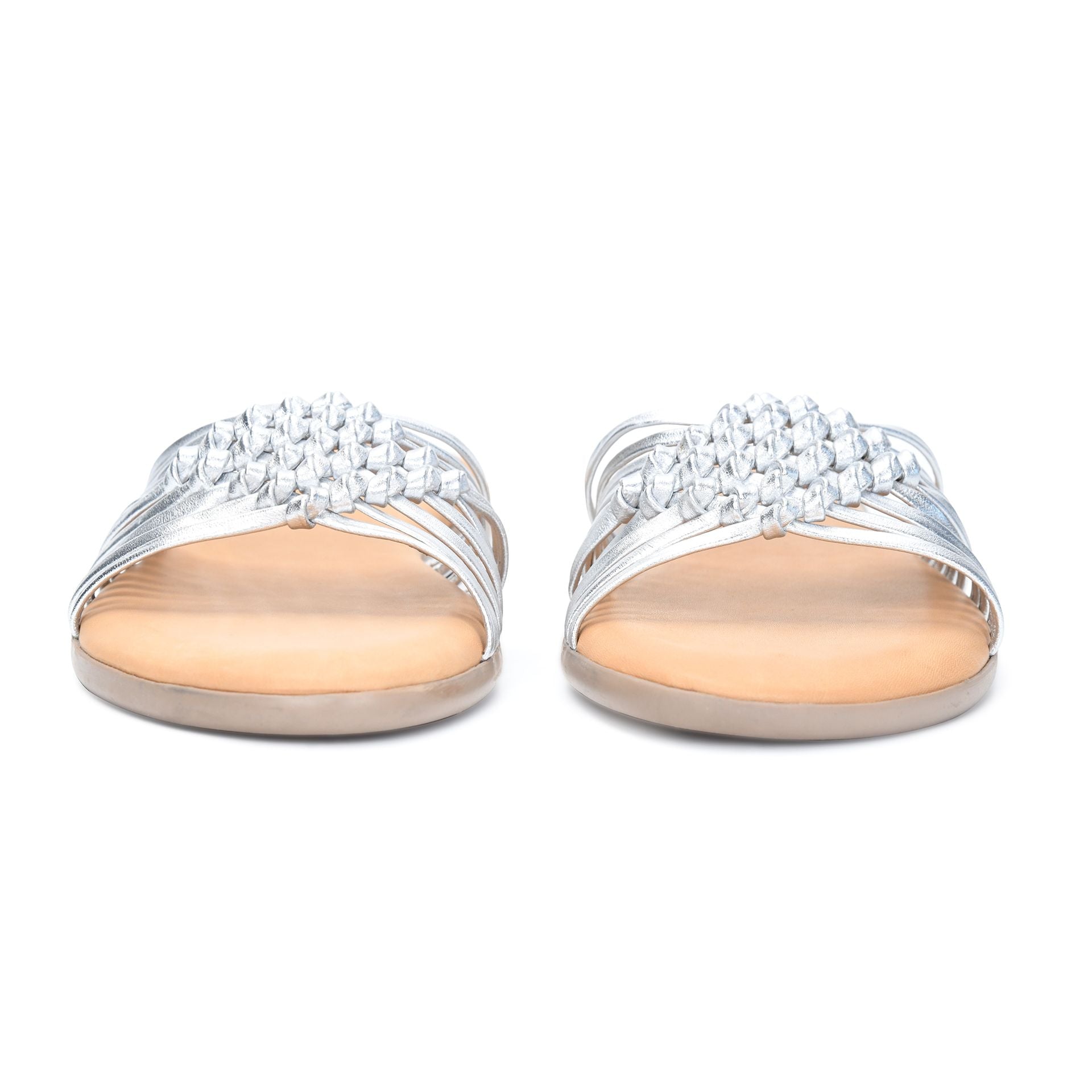 Elena - Silver Sandals