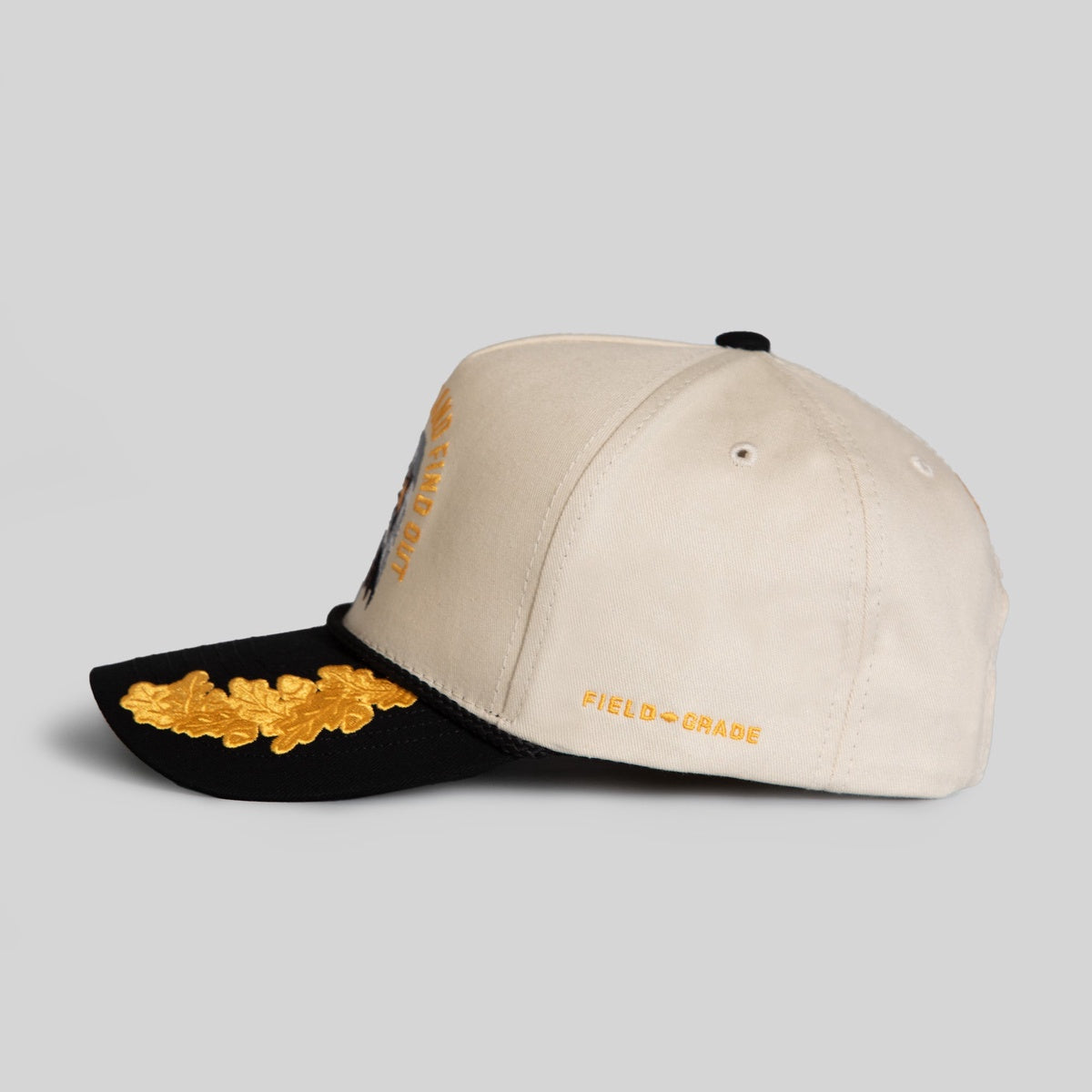 F*CK AROUND and FIND OUT SAND BLACK TWILL TRUCKER
