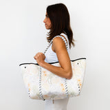 GUY HARVEY X POPUPS BRAND EVERYDAY TOTE TROPICAL TURTLE