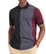 Pique Color Short Sleeve Blocked Polo