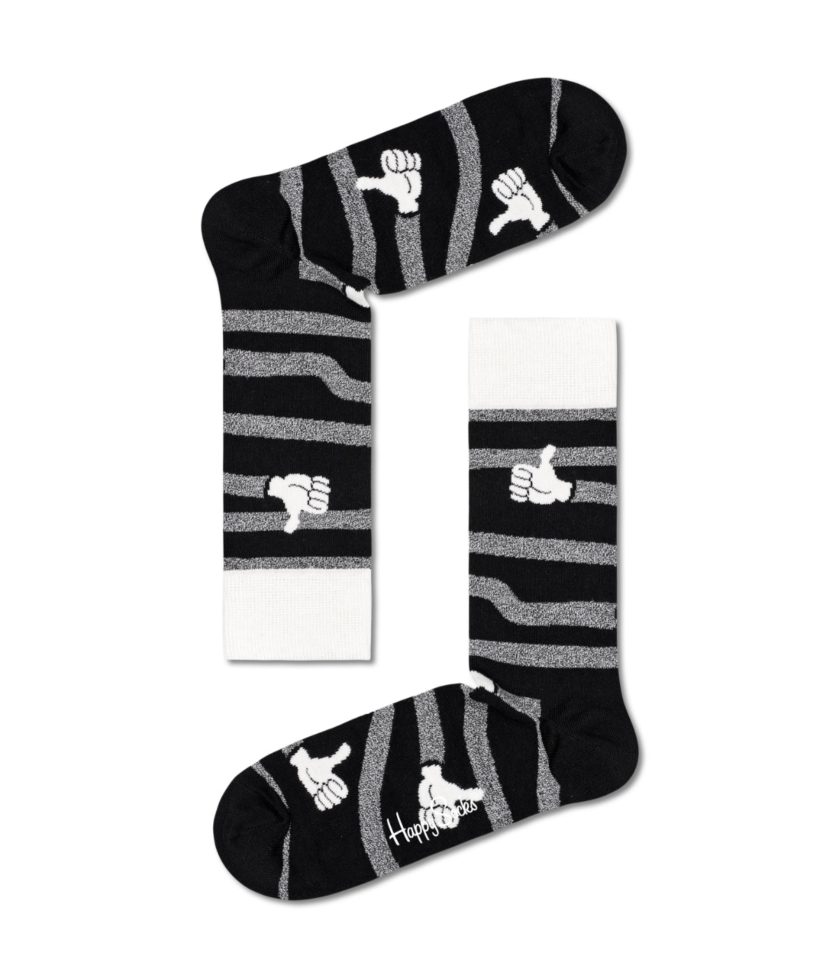 4-Pack Black And White Socks Gift Set Multi