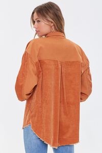 Corduroy Button-Front Shacket, image 3