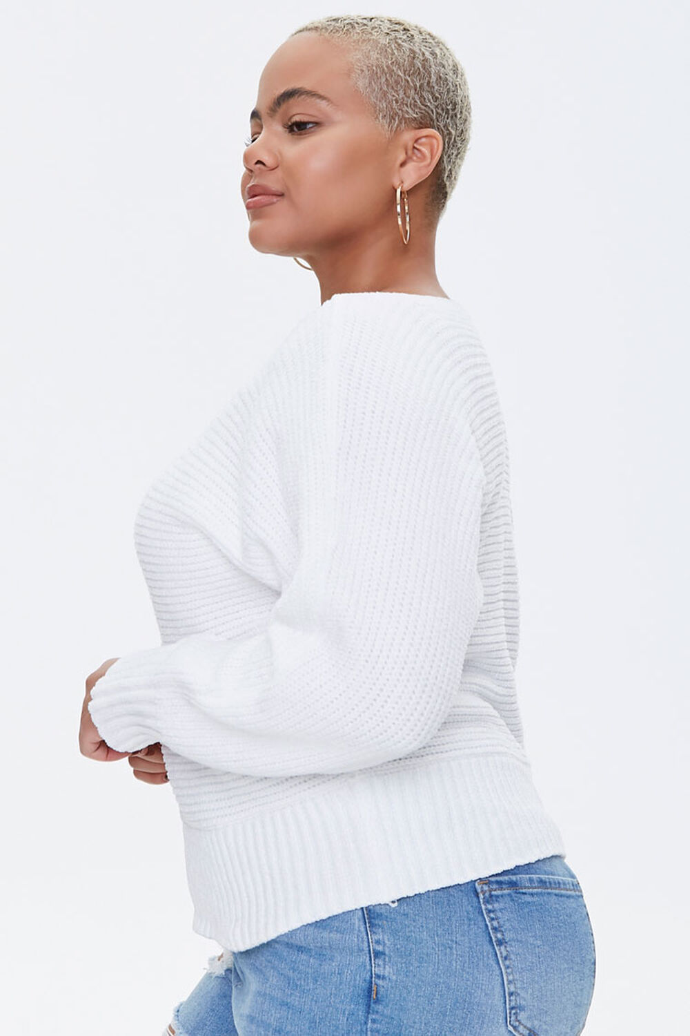 CREAM Plus Size Chenille Sweater, image 2
