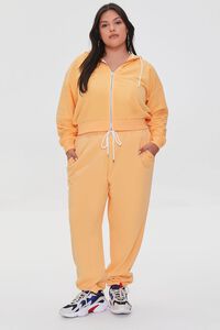 CANTALOUPE Plus Size French Terry Zip-Up Hoodie, image 4
