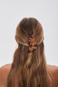 BROWN/MULTI Tortoiseshell Claw Hair Clip, image 2