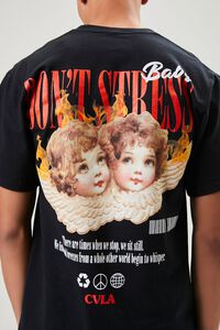 BLACK/MULTI Baby Dont Stress Graphic Tee, image 6