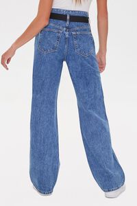 MEDIUM DENIM High-Rise Straight Jeans, image 4