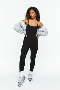 BLACK Fitted Cami Jumpsuit, image 1