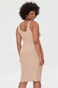 WALNUT Plus Size Cutout Midi Dress, image 3