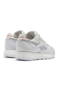 WHITE/GREY Reebok Classic Leather SP Shoes, image 3