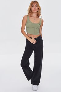 OLIVE Cropped Tank Top, image 4