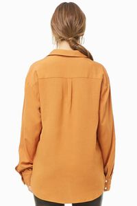 CAMEL High-Low Button-Front Shirt, image 3