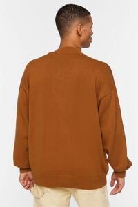 TAN Drop-Sleeve Cardigan Sweater, image 3