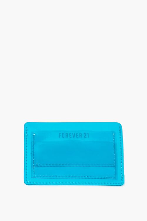 BLUE Faux Leather Wallet, image 1
