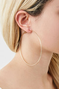 GOLD Oversized Hoop Earrings, image 2